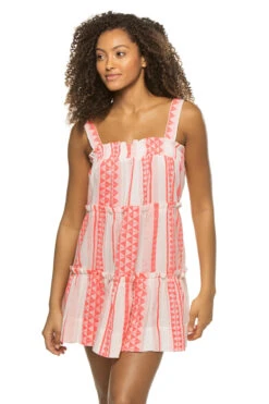 ELAN Tiered Mini Dress