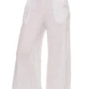 Wendy Wide Leg Pants -Shoreline Trendy CPS WHITE WH Bottoms Front 96711