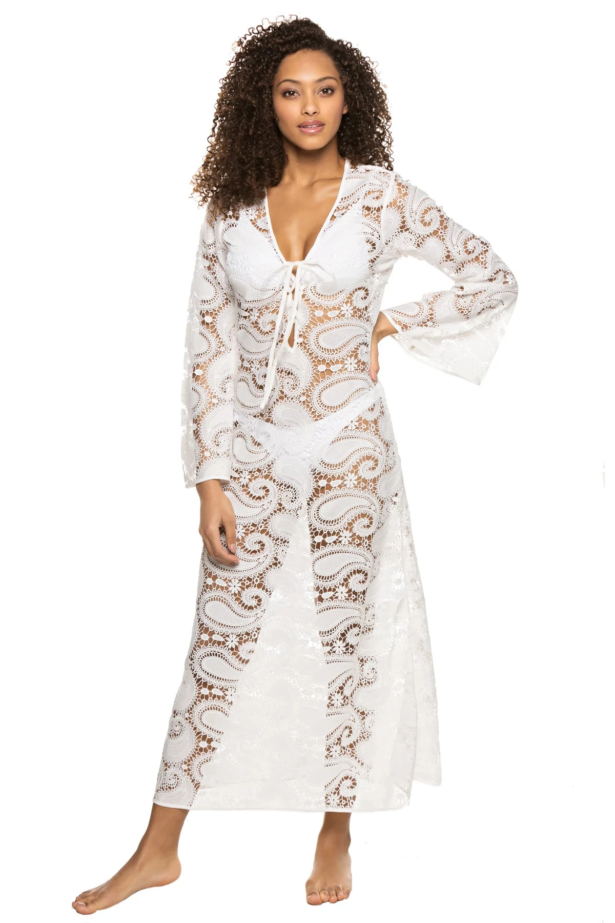 Paisley Guipure Maxi Dress 3 Paisley Guipure Maxi Dress