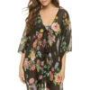 Johnny Was Ardella Butterfly Kimono -Shoreline Trendy CSW3723 M Apparel Top Multi Front