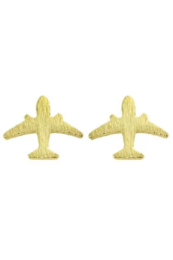 Airplane Stud Earrings