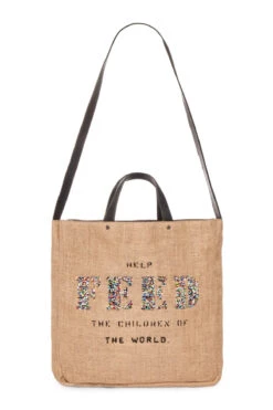 Artisan Beaded Feed 1 Bag -Shoreline Trendy FBAGHO20001S Bag Natural Multi Front2