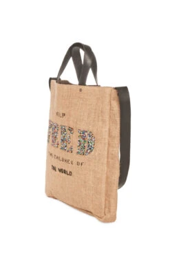 Artisan Beaded Feed 1 Bag -Shoreline Trendy FBAGHO20001S Bag Natural Multi Side