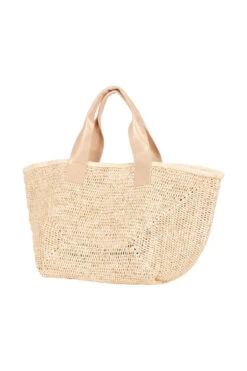 Gallipoli Tote Bag -Shoreline Trendy GALLIPOLI Bag Natural Gold Side