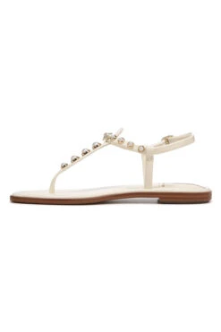 Sam Edelman Gigi Pearl Sandals -Shoreline Trendy GIGI PEARL Shoe Porcelain Side