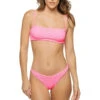 Gigi Two Piece Bikini Set 1 Gigi Two Piece Bikini Set -Shoreline Trendy GIGI Bikini Set Bubblegum Pink Front