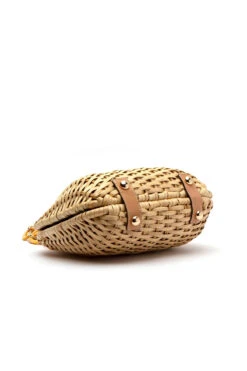 Hen Wicker Basket Handbag 8 Hen Wicker Basket Handbag -Shoreline Trendy HENBW Bag Natural Bottom