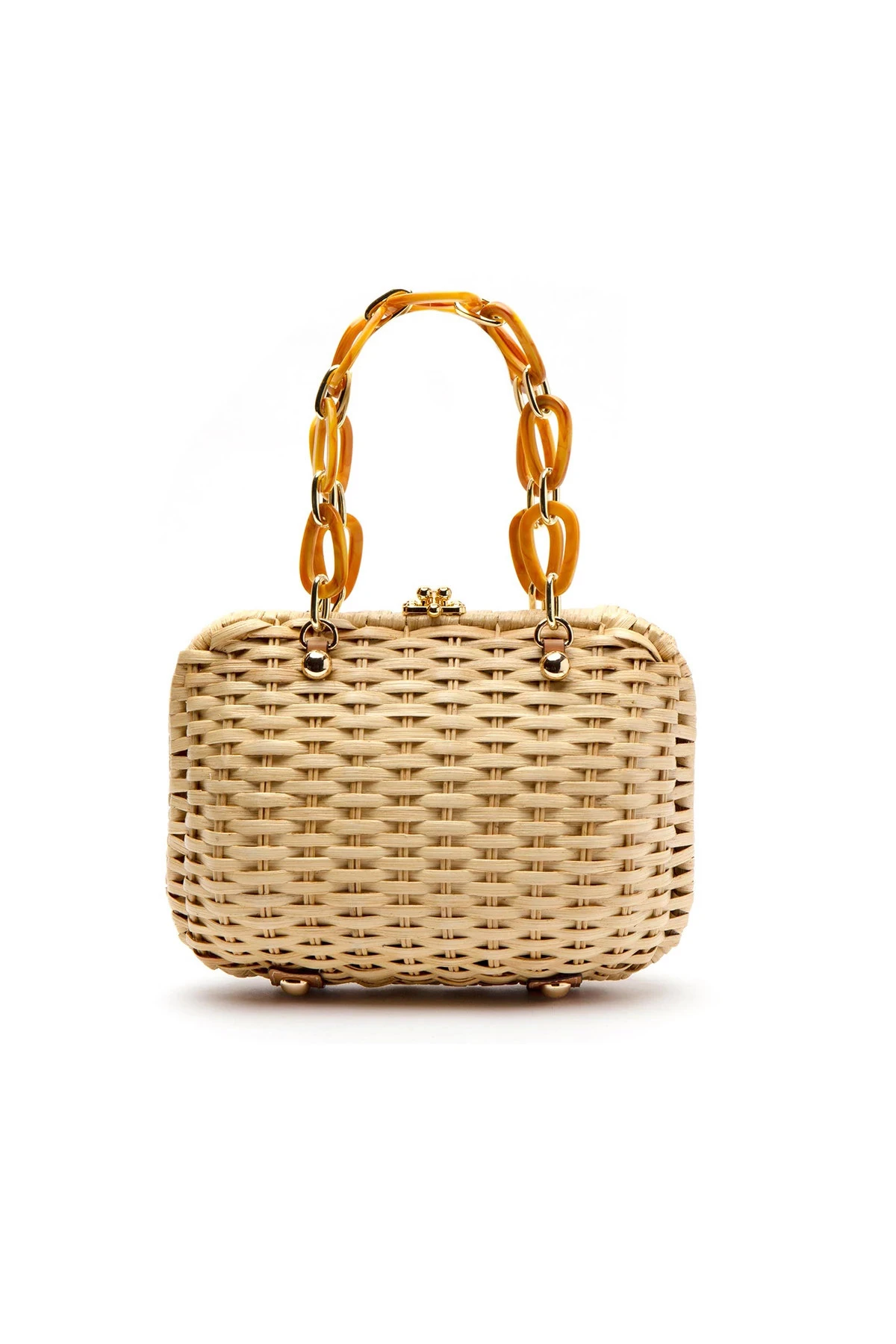 Hen Wicker Basket Handbag 4 Hen Wicker Basket Handbag - Image 2