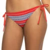 Luchia Tie Side Hipster Bikini Bottom 2 Luchia Tie Side Hipster Bikini Bottom -Shoreline Trendy HSS2235 Bikini Bottom Classic Red Front