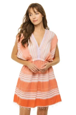 Eshal Plunge Mini Dress