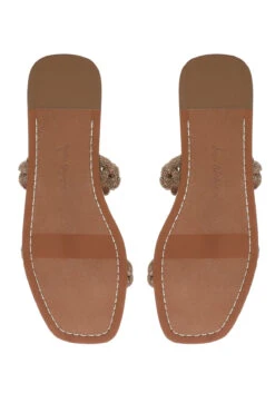 Sam Edelman Inette Braided Slide -Shoreline Trendy INETTE Shoe Rose Gold Back
