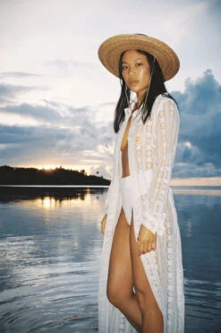 Island Palma Boater Hat -Shoreline Trendy ISPLMBOA Hat Natural Lifestyle