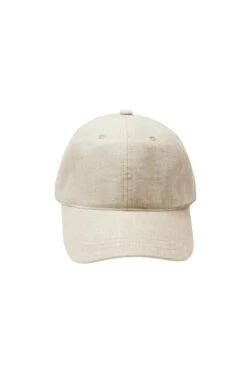 Spencer Baseball Cap -Shoreline Trendy JA1112 Hat Cream Front1
