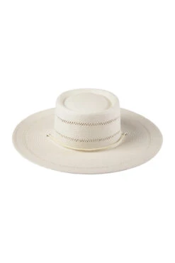 Jacinto Sun Hat -Shoreline Trendy JACINTOWHT Hat Off White Back
