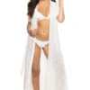 Jada Robe -Shoreline Trendy JADA ROBE Apparel Top Off White Front