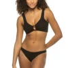 Julia Two Piece Bikini Set -Shoreline Trendy JULIA BIKINI Bikini Set Black Front