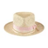 Katya Fedora -Shoreline Trendy KATYA Hat Natural Rose Front