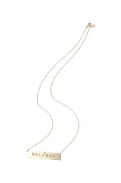 Grl Pwr Mer Bar Necklace
