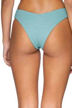 Valencia V-Front Brazilian Bikini Bottom 5 Valencia V-Front Brazilian Bikini Bottom -Shoreline Trendy L10BAGAVE Bikini Bottom Agave Back