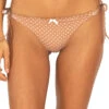 Thin Tie Side Hipster Bikini Bottom 2 Thin Tie Side Hipster Bikini Bottom -Shoreline Trendy L56BBEACA Bikini Bottom Beachwood Canyon Front