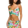 Wrap Underwire Bikini Top 1 Wrap Underwire Bikini Top -Shoreline Trendy LBL BLUE AQU Tops Front 103300