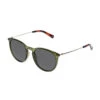 Le Specs Oh Buoy Classic Round Sunglasses -Shoreline Trendy LES NEUTRAL KGO Sunglasses Side 101049