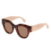 Le Specs Float Away Cat-Eye Sunglasses -Shoreline Trendy LSP2102390 Sunglasses Cookie Tort Blush Front