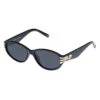 Le Specs Bombshell Sunglasses 2 Le Specs Bombshell Sunglasses -Shoreline Trendy LSP2202516 Sunglasses Black Front