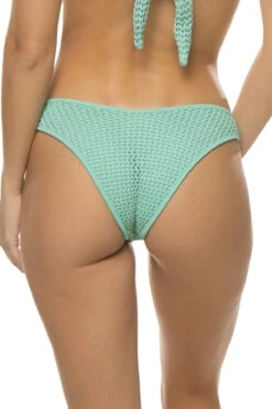 Lulu Brazilian Bikini Bottom -Shoreline Trendy LULU TURQUOISE BIKINI BOTTOM Bikini Bottom Turquoise Crochet Back