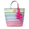 Market Tassel Tote -Shoreline Trendy MARKET BAG Bag Multi Front