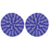 Blue Ka'i Petite Circle Earrings