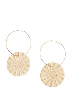 Xue Gold Plated Hoop Earrings