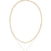 Disc Bead And Starburst Necklace -Shoreline Trendy N08039BGG1 Necklace Gold Front