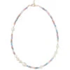 Nova Colorful Pearl Necklace -Shoreline Trendy NA20720 Necklace Multi Front