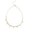 Nova Gold Shell Necklace 1 Nova Gold Shell Necklace -Shoreline Trendy NA20769 Necklace Natural Front