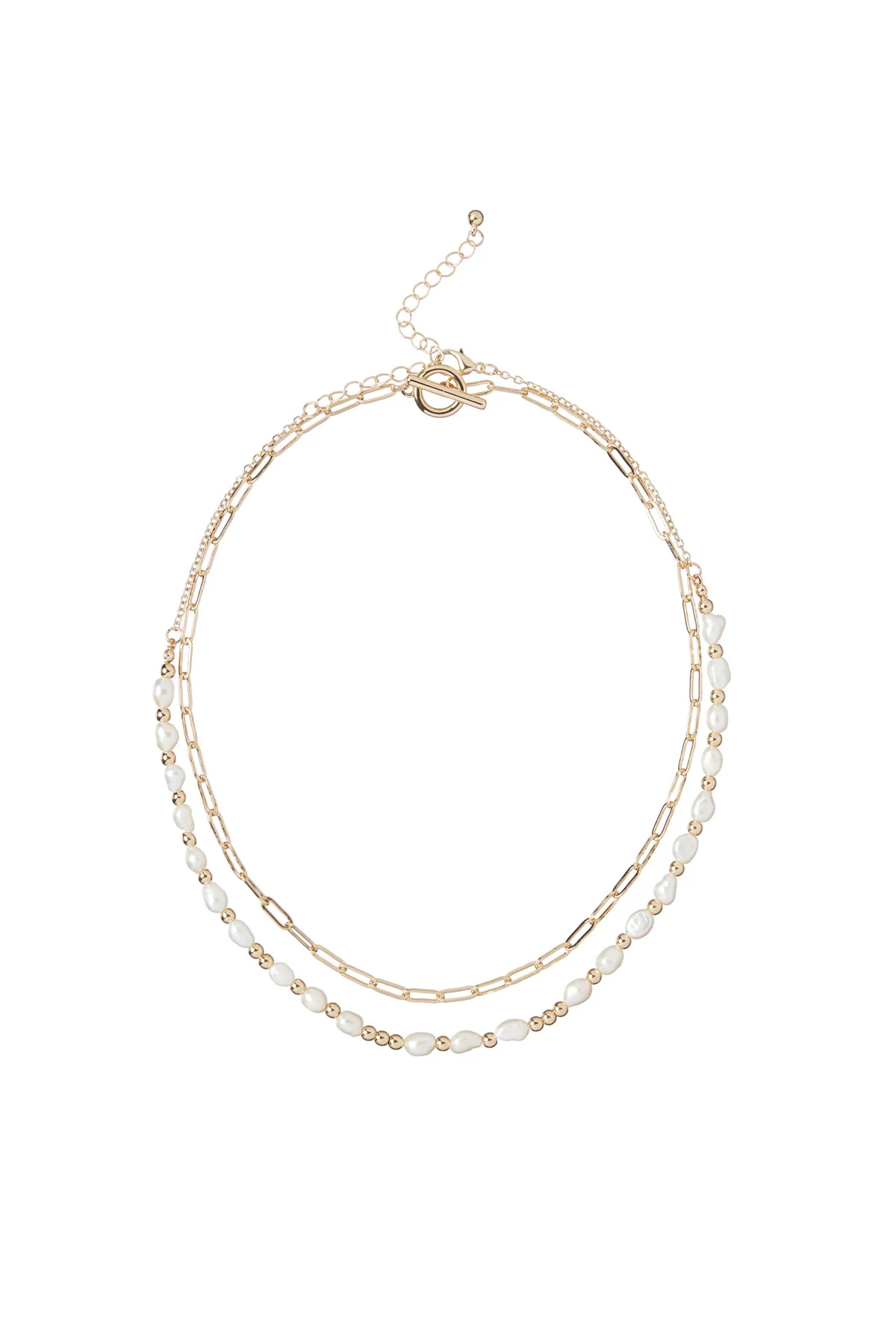 Nova Double Pearl Necklace 3 Nova Double Pearl Necklace