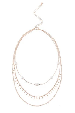 Nova Layered Pearl Necklace