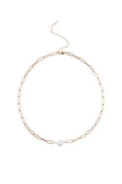Nova Chain Pearl Necklace