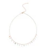 Nova Mini Pearl Necklace -Shoreline Trendy NA22323 Necklace Gold Front