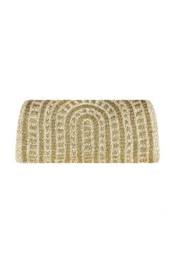 Navagio Clutch -Shoreline Trendy NAVAGIO Bag Natural Gold Back