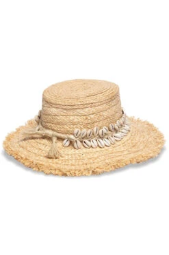 Boheme Sun Hat -Shoreline Trendy NBCH NEUTRAL NTNT Hats Back 95543