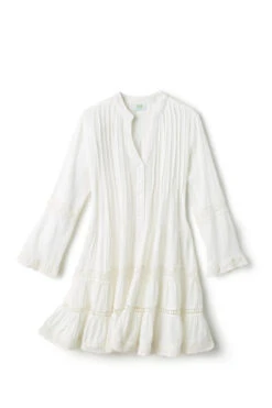 Shoreline Trendy -Shoreline Trendy NI7864 Apparel Dress White Laydown