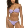 Nicole Two Piece Bikini Set -Shoreline Trendy NICOLE Bikini Set Lilac Front