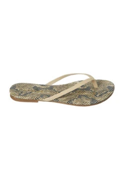 Snake Thong Flip Flops -Shoreline Trendy OMH 5385 Shoe Multi Side