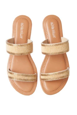 Metallic Beaded Slides