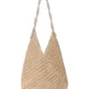 Panama Lux Tote -Shoreline Trendy PANAMA LUX Bag Natural Gold Front