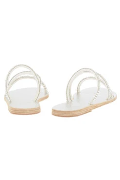 Ancient Greek Sandals Polytimi Strappy Sandals -Shoreline Trendy POLYTIMI Shoe Silver Back