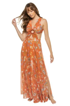 Begonia Cutout Maxi Dress