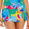 Life Of The Party Swim Skirt -Shoreline Trendy RBLP23569 Bikini Bottom Multi Front