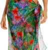 Tropical Flight Sarong -Shoreline Trendy RBTF23817 Apparel Top Multi Front